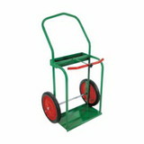 Anthony'S 85-14 High-Rail Frame Dual-Cylinder Cart, For 9.5 In Cylinders, 14 In Solid Rubber Wheels