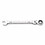 Gearwrench 86746 90-Tooth 12 Point Flex Head Ratcheting Combination Wrench, Sae, 9/16 In, Price/1 EA