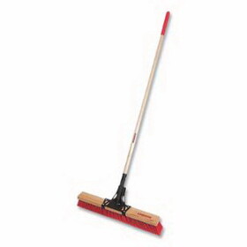 Razor-Back BR24MU16 Push Broom With Wooden Handle