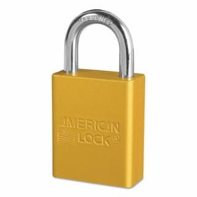 American Lock 045-A1105YLW Gold Safety Lock-Out Color Coded Secur