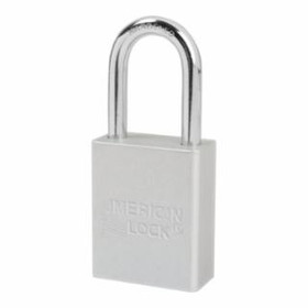 American Lock 045-A1106CLR Silver Alum Padlock 1-1/2In Wide;1-1/2In Shckl