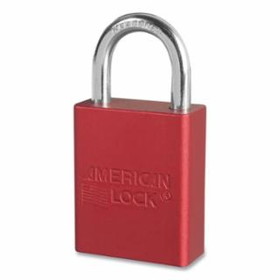 American Lock 045-A1106KABLU-22338 Blue Safety Padlock Keyed Alike W/1-1/2" Shackle