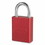 American Lock 045-S1106BLK Blk Alum Safety Pl W/11/2In Shckl Key Retaining, Price/1 EA