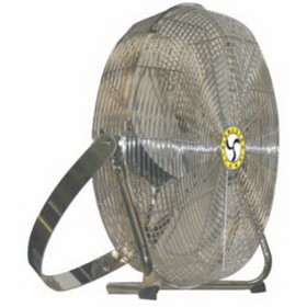 Airmaster 78984 High Velocity Low Stand Fans, Swivel, Yoke Mount, 18 In, 1/8 Hp, 3-Speed