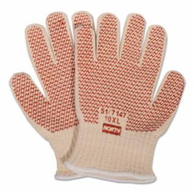 Honeywell North 068-51/7147 Grip-N Ambidextrous Knithot Mill Glove K/Wrist