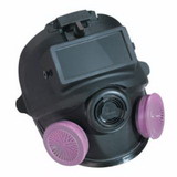North/Honeywell 068-54001W 5400 Series Low Maintenance Full Facepiece Respirator, Medium/Large, Particulates;Chemical;Contamination;Gas, Elastomer Body