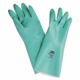 Honeywell North 068-LA132G/9 Nitri-Guard Nitrile Gloves Green 15 Mil