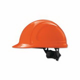 North/Honeywell 068-N10R030000 North Zone N10 Ratchet Hard Hat, 4 Point, Front Brim, Orange