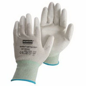 Honeywell North NF15ESD/8M NorthFlex Light Task&#153; ESD Gloves, 8/Medium, Gray