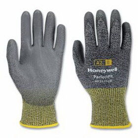Honeywell New Perfect Fit Gloves, 13 ga, PU A2/B, Gray
