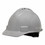 Honeywell North 068-NSB11009 Short Brim Hard Hat Vented Gray, Price/1 EA