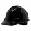 Honeywell North 068-NSB11011 Short Brim Hard Hat Vented Black, Price/1 EA