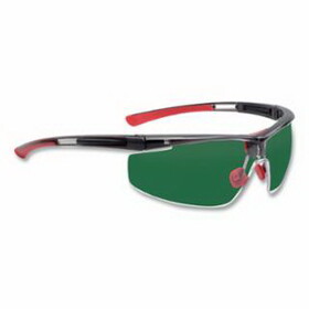 Honeywell North T5900LTK5.0 Adaptec&#153; Series Protective Safety Glasses, IR 5.0, Polycarbonate, HydroShield&#174; AF, Black/Red