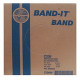 Band-It C20699 Stainless Steel Band, 3/4 In W X 0.030 In Thick X 100 Ft L, Ss 201