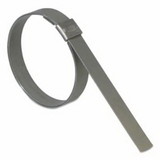 Band-It JS2439 Junior Smooth Id Clamp, 1 In Dia, 3/8 In W, 0.025 In Thick, 201 Stainless Steel