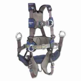 Dbi-Sala 098-1113190 Exofit Nex Tower Climbing Harnesses, Back/Front/Side D-Rings, Small, Q.C.