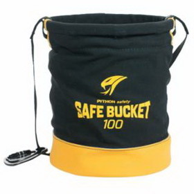 Dbi-Sala 098-1500133 Python Safety Spill Control Bucket, Carabiner Connection, 100Lb Cap,Black/Yellow