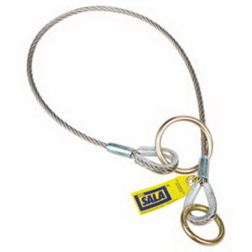 Dbi-Sala 098-5900551 Wire Rope Choker Slings, O-Ring/D-Ring, 6 Ft Cable