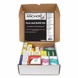 Anchor Brand 3SH-RFL-CAB 3 Shelf First Aid Cabinet Refill, Cardboard Case, Includes 640 Pieces