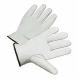 Anchor Brand  Premium Grain Goatskin Driver Gloves, Unlined, White