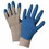 Anchor Brand 101-6030-L Latex Coated Gloves, Large, Blue/Gray, Price/12 PR