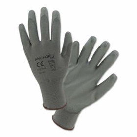 Anchor Brand  Coated Gloves, Gray