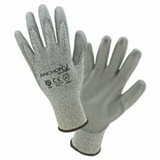 Anchorbrand 101-6070-S Micro-Foam Nitrile Dipped Coated Gloves, Small, Black/Gray