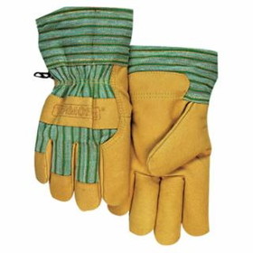 Anchor Brand  Cold Weather Gloves, Pigskin, Gold