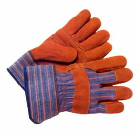 Anchor Brand  Work Gloves, Cowhide, Blue