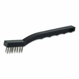 Anchor Brand 37SS Utility Brush, 3x7 Rows, Stainless Steel Bristles, Plastic Handle, Hand Tied