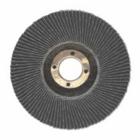 ANCHOR BRAND 40376 Abrasive High Density Flap Discs, 4 1/2 in Dia, 120 Grit, 7/8 in Arbor, Type 27