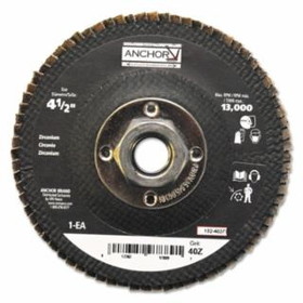 Anchor Brand 102-40377 Anchor Premium 4-1/2" 5/8-11 4Oz Hd Flap Disc
