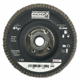 Anchor Brand 102-41351 4-1/2" 29 Angled 5/8-1160Z Flap Disc