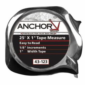 Anchor Brand 103-43-123 1"X25' E-Z Read Tape Measure