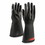 NOVAX 150-0-14/12 Class 0 Rubber Insulating Gloves, 14 in, Size 12, Black, Price/1 PR
