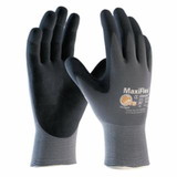 Pip 112-34-874/L MaxiFlex® Ultimate™ Nitrile Coated Micro-Foam Grip Gloves, Black/Gray