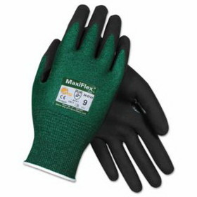 PIP 112-34-8743/S Maxiflex Cut Cut-Resistant Glove, Small, Black/Green