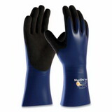 PIP 56-530/L MaxiDry® Plus™ Nitrile Coated Hi-Performance Gloves, Large, Blue/Black