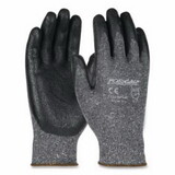 PIP 715SNFLB/L Nitrile Coated Gloves, Black/Gray, 10 In L, Palm Coated