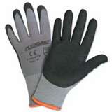 PIP 715SNFTP/XXL Micro Foam Nitrile Coated Gloves, Black/Gray