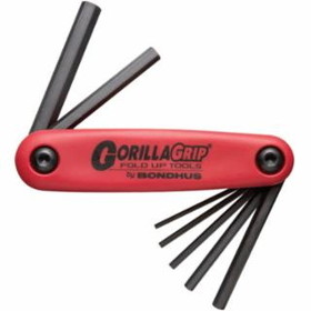 Bondhus 116-12587 2Mm-8Mm Gorilla Grip Foldup Tool Set
