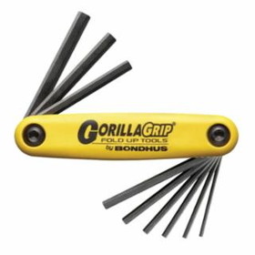 Bondhus 116-12589 5/64-1/4" Gorilla Grip Foldup Tool Set