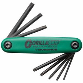 Bondhus 116-12634 T9-T40 Gorilla Grip Torkfold-Up Set