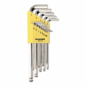 Bondhus 116-16937 13Pc Briteguard Balldriver L-Wrench Set .050-3/8