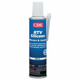CRC 14056 Rtv Silicone Adhesive/Sealants, 8 Oz Pressurized Tube, White