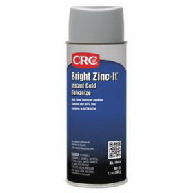 CRC 18414 Bright Zinc-It Instant Cold Galvanize, 16 Oz Aerosol Can