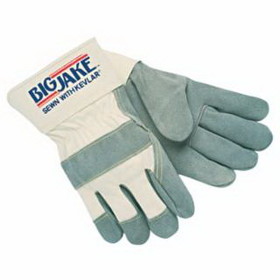 Mcr Safety 1700XL Heavy-Duty Side Split Gloves, X-Large, Leather