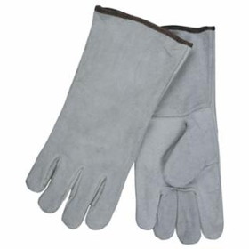 Mcr Safety 127-4150B 13" 1Pc.Back Grey Welders Gloves Shoulder Le