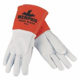 Mcr Safety 127-4840XL X-Large Red Ram Grain Goatskin Mig/Tig Glove