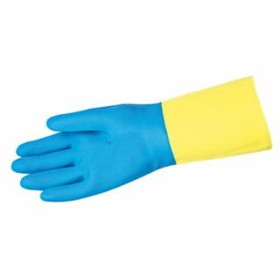 Mcr Safety 127-5409S Size 9 Blue Neoprene Over Yellow Latex Glove